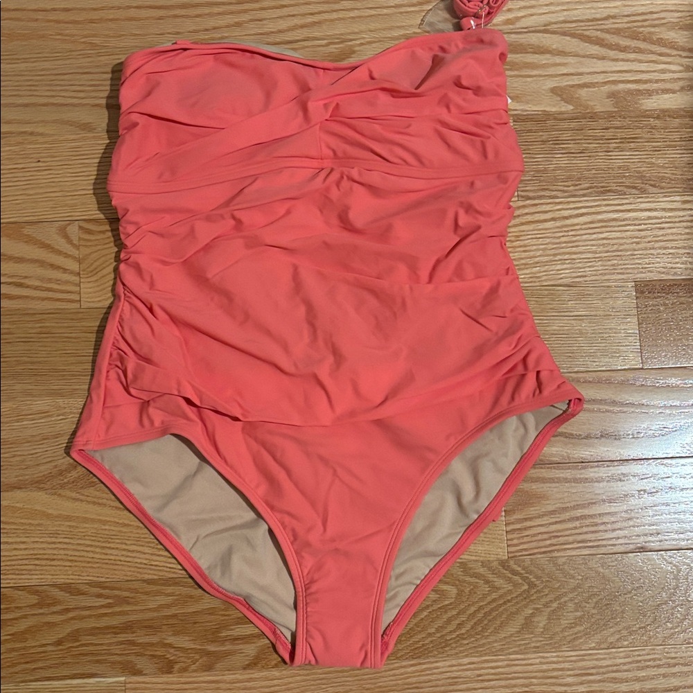 NWT Kona Sol Chocolate One-Piece Swimsuit